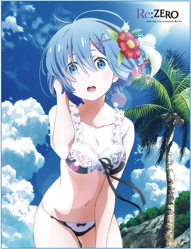 Re:Zero - Rem Swimsuit Throw Blanket