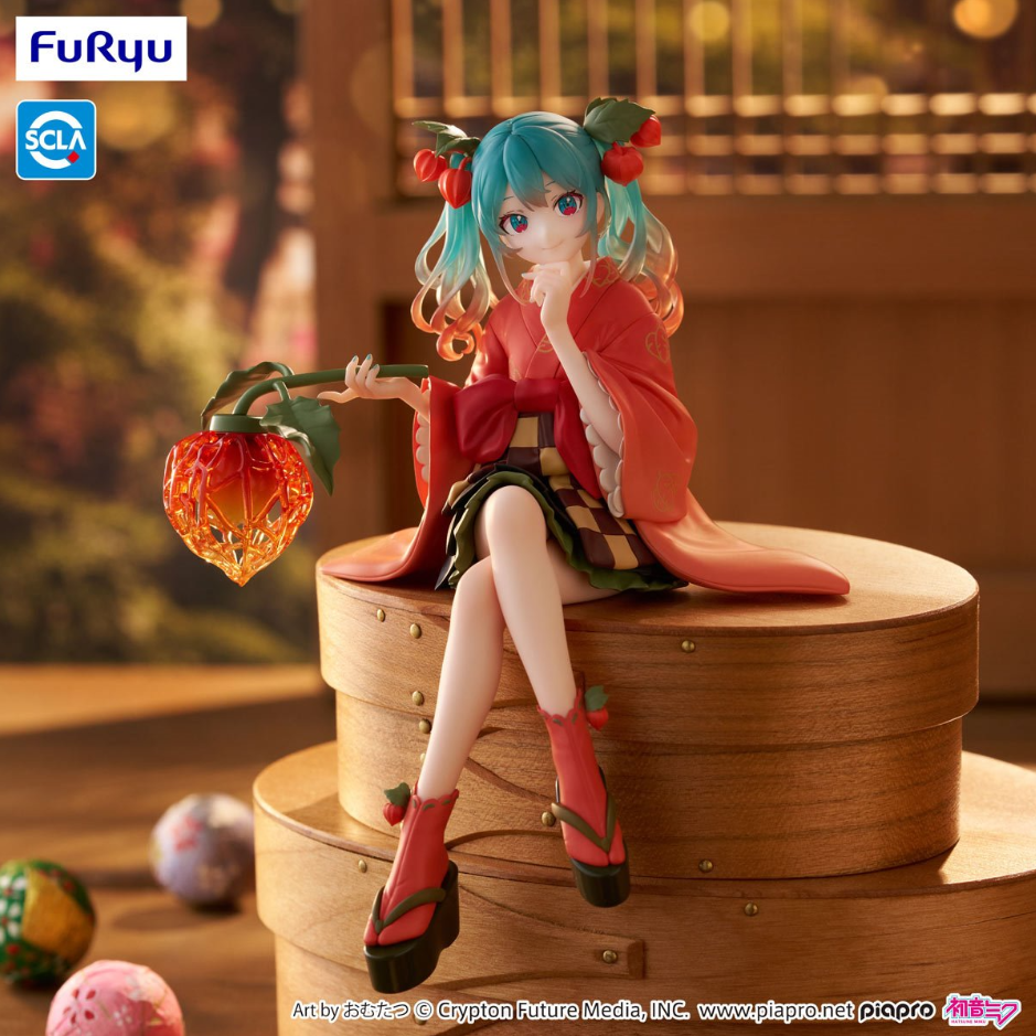 Vocaloid Hatsune Miku Flower Fairy Winter Cherry Noodle Stopper Statue - Pre-Order