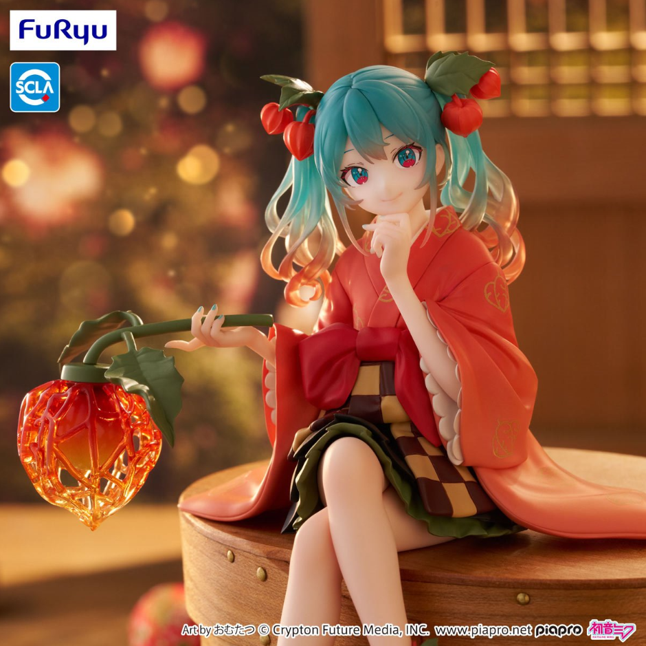Vocaloid Hatsune Miku Flower Fairy Winter Cherry Noodle Stopper Statue - Pre-Order
