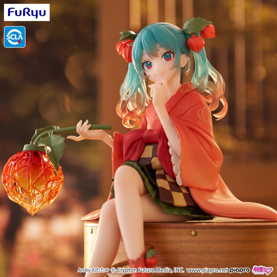 Vocaloid Hatsune Miku Flower Fairy Winter Cherry Noodle Stopper Statue - Pre-Order