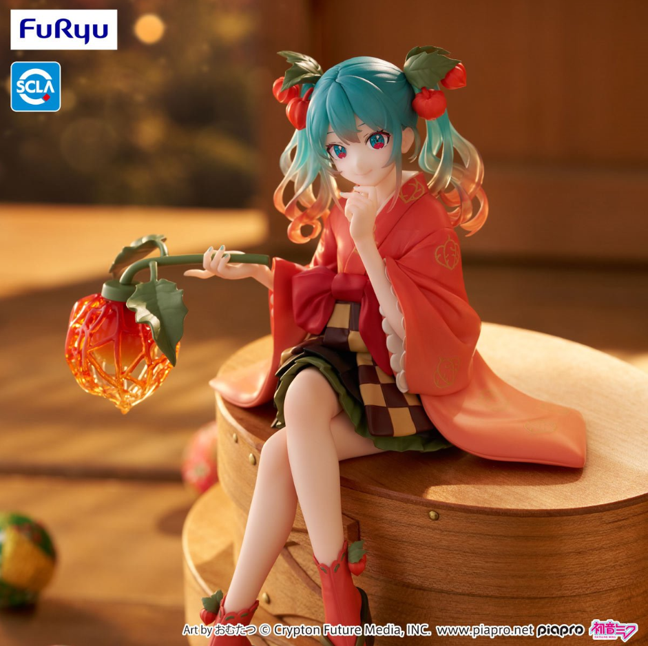 Vocaloid Hatsune Miku Flower Fairy Winter Cherry Noodle Stopper Statue - Pre-Order