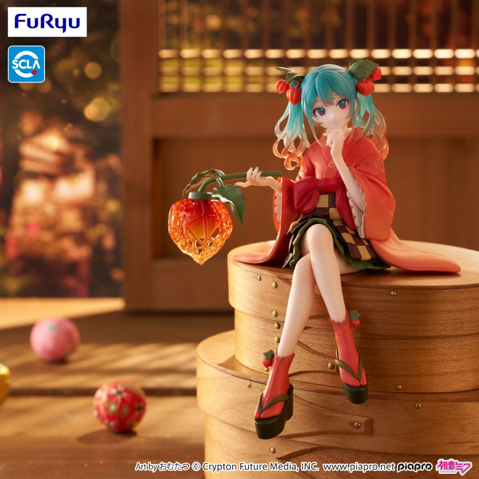 Vocaloid Hatsune Miku Flower Fairy Winter Cherry Noodle Stopper Statue - Pre-Order