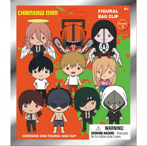 Chainsaw Man Series 3 3D Foam Bag Clip : Pre-Order