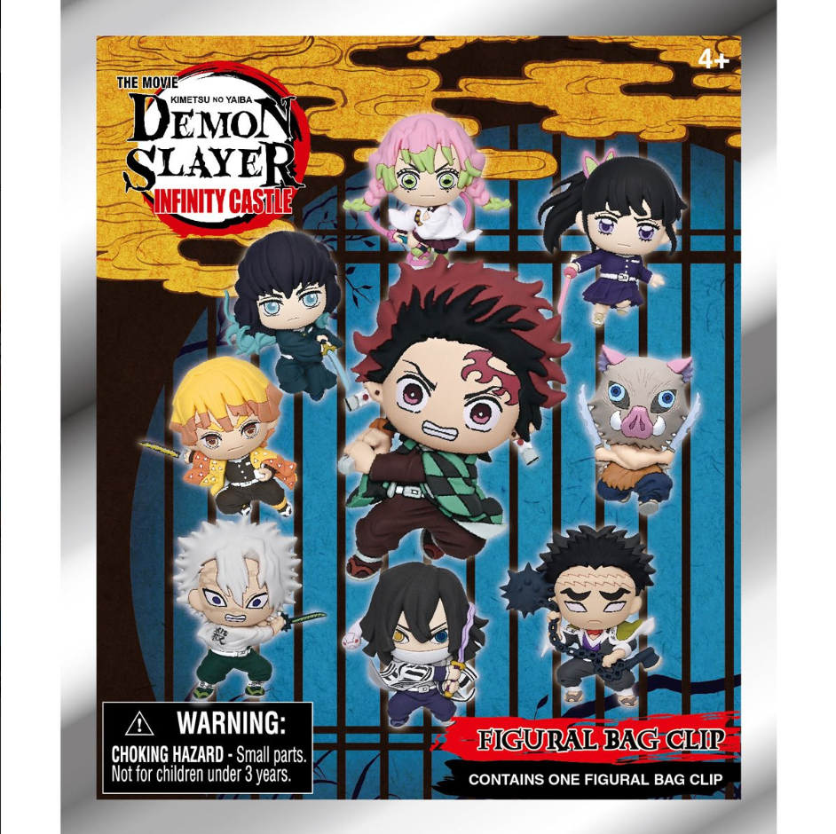 Demon Slayer: Kimetsu no Yaiba Infinity Castle 3D Foam Bag Clip