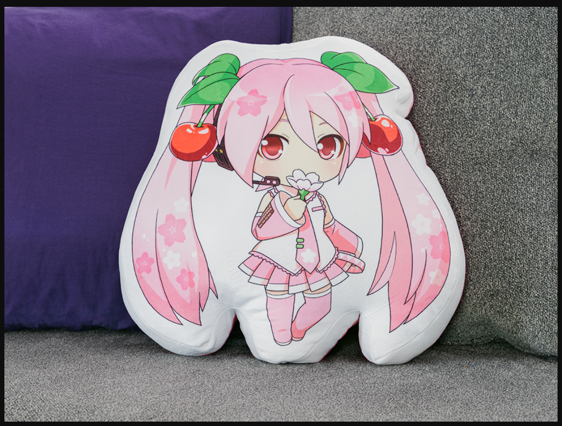 Hatsune Miku - Sakura MIku Nendoroid 15 Inch Plush Pillow