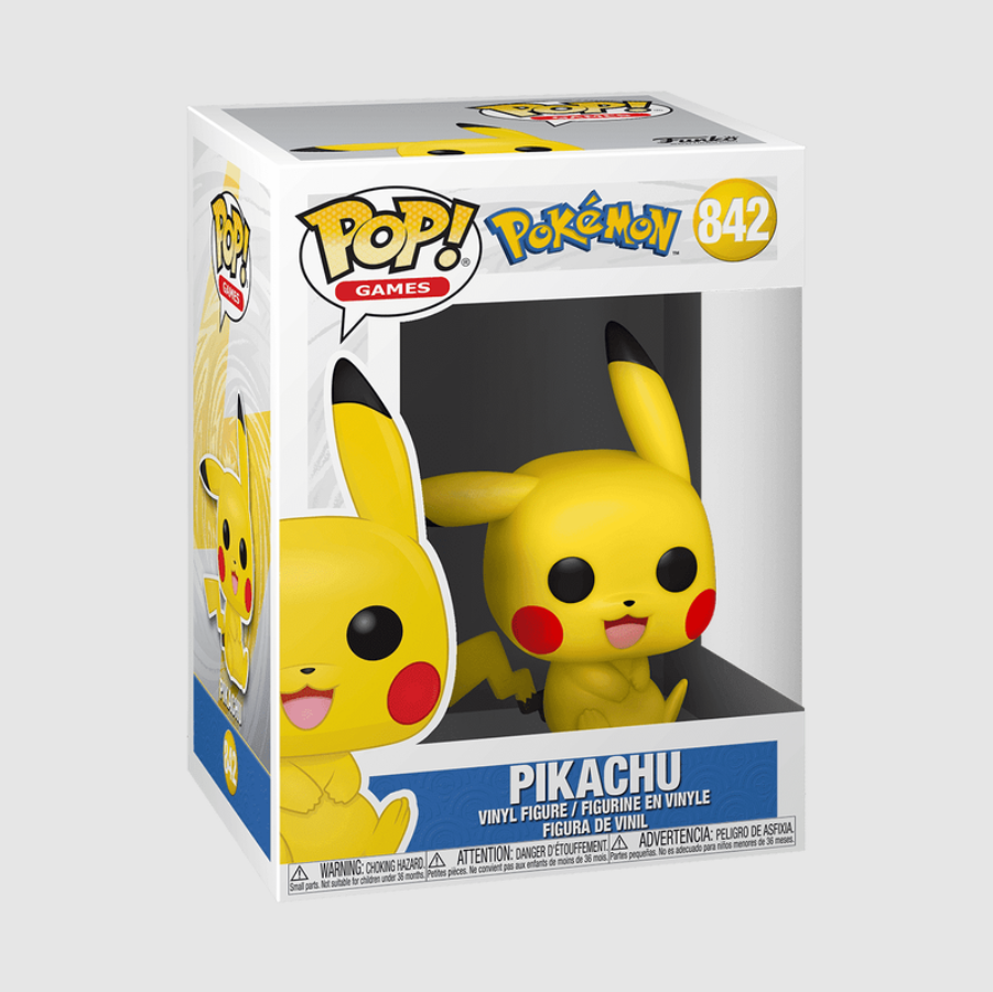 Pokemon Pikachu Sitting Funko Pop! Vinyl Figure #842