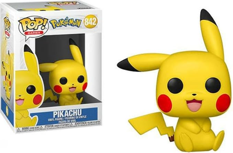 Pokemon Pikachu Sitting Funko Pop! Vinyl Figure #842