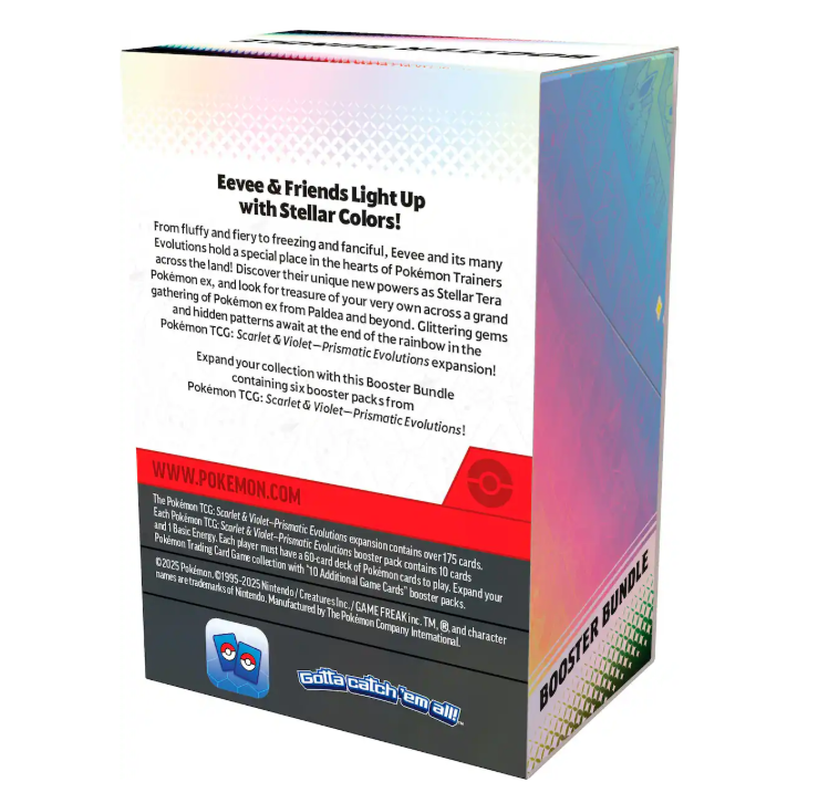 Pokemon Prismatic Evolutions Booster Bundle