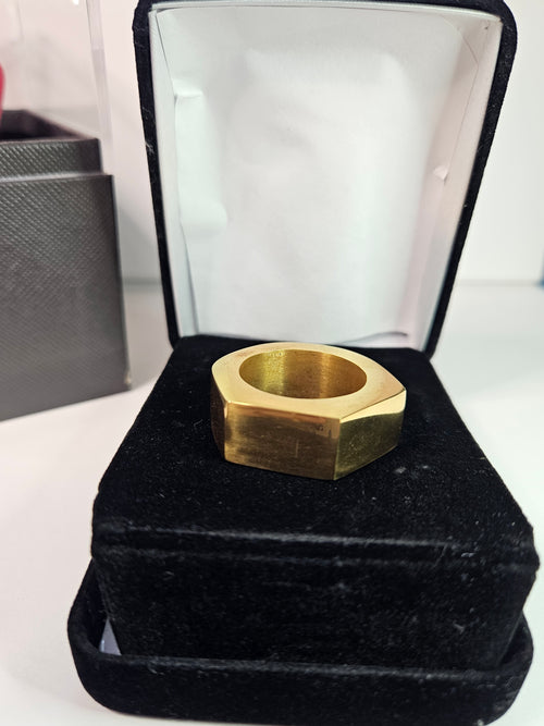 Custom 24k Gold-Plated Ring